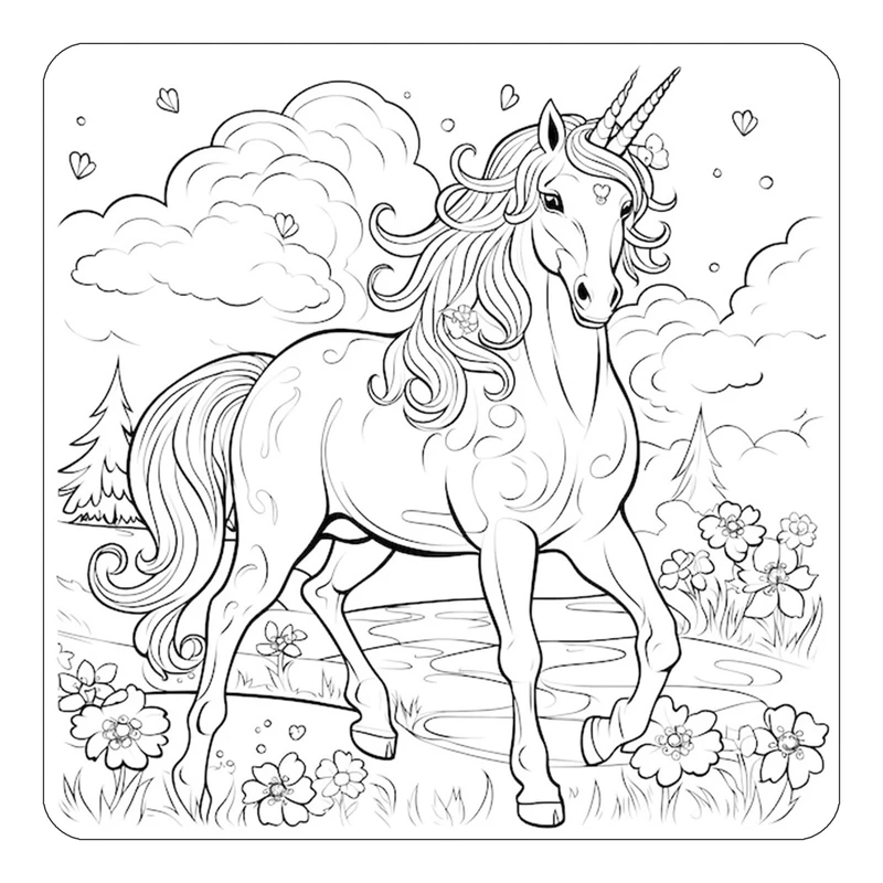 مگنت کاکتی طرح اسب تک شاخ و یونیکورن مدل mp31858