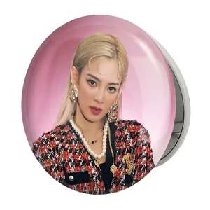 آینه جیبی خندالو طرح هیویون گروه گرلز جنریشن Girls Generation مدل تاشو کد 21770 
