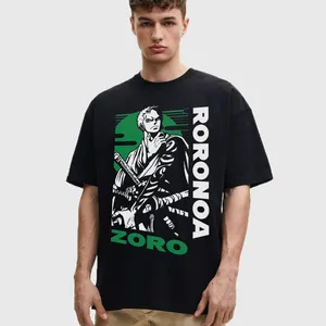 تی شرت آستین کوتاه مردانه مدل زورو انیمه وان پیس anm515