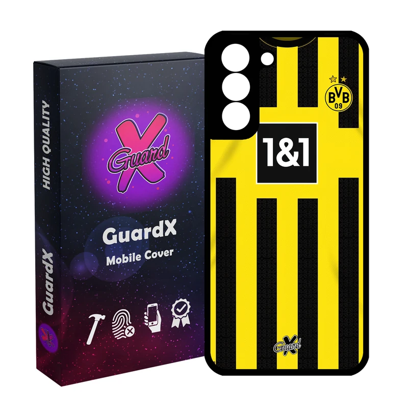 کاور گارد ایکس طرح دورتموند مدل Glass10466 مناسب برای گوشی موبایل سامسونگ Galaxy S21 FE