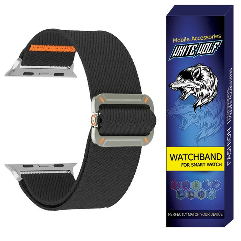 بند وایت ولف مدل SOLOO ELASTIC مناسب برای ساعت هوشمند Watch 8 49mm