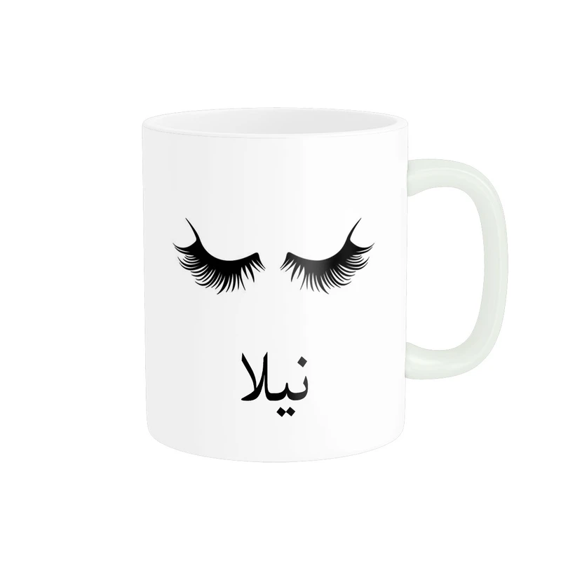 ماگ ناریکو مدل لیوان شخصی طرح اسم نیلا کد 014117