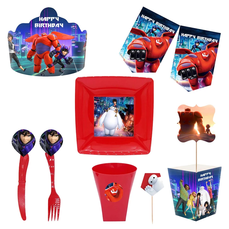 مجموعه 72 عددی تم تولد طرح شش ابر قهرمان