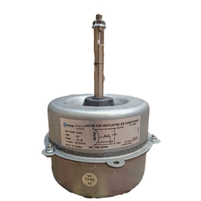 موتور فن کولرگازی مدل YDK-120-75-6A مناسب برای انواع کولرگازی