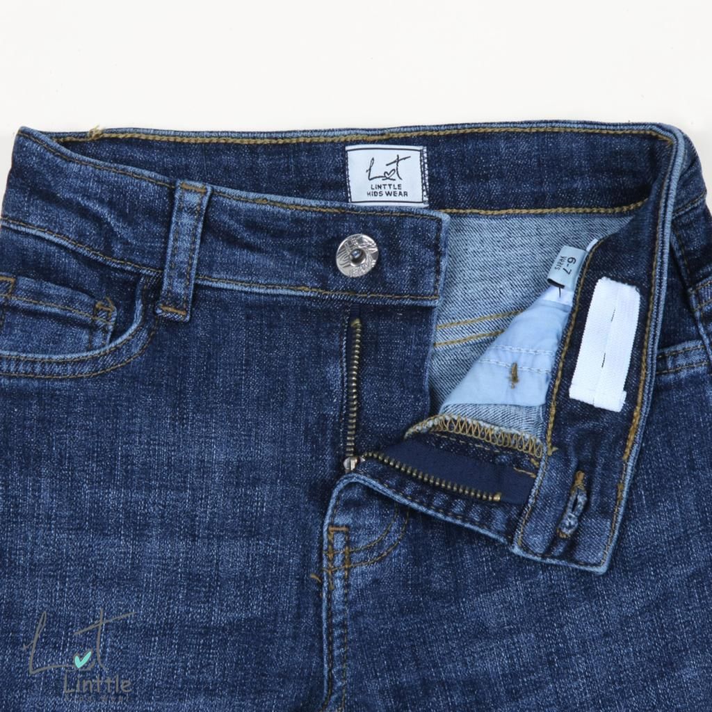 شلوار جین بچگانه لینتل مدل جین ساده کد 187224 رنگ  سرمه ای -  - 2