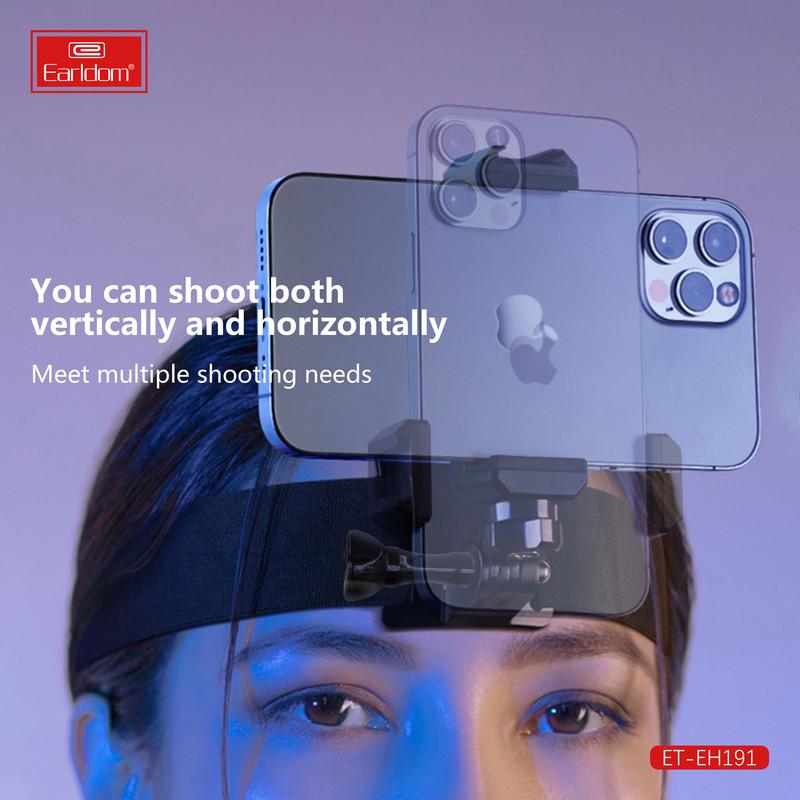 نگهدارنده گوشی موبایل ارلدام مدل HEAD STRAP EH191