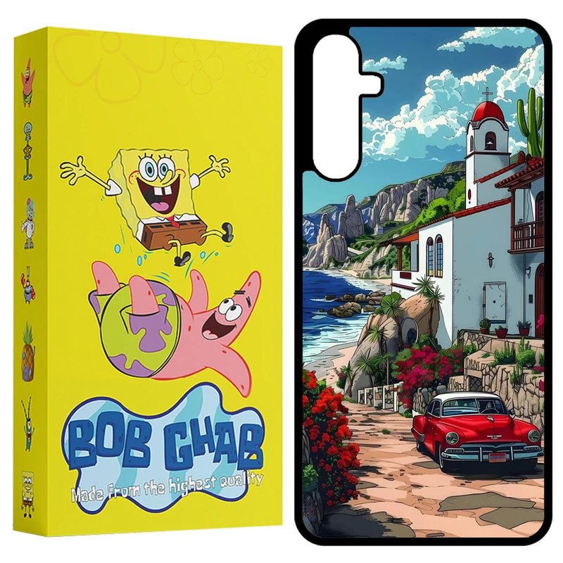 کاور باب قاب طرح ماشین مدل BCPA14 مناسب برای گوشی موبایل سامسونگ Galaxy A14 4G / A14 5G / M14 5G