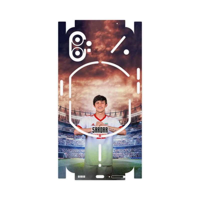 برچسب پوششی ماهوت مدل Sardar Azmoun-FullSkin مناسب برای گوشی موبایل ناتینگ Phone 1