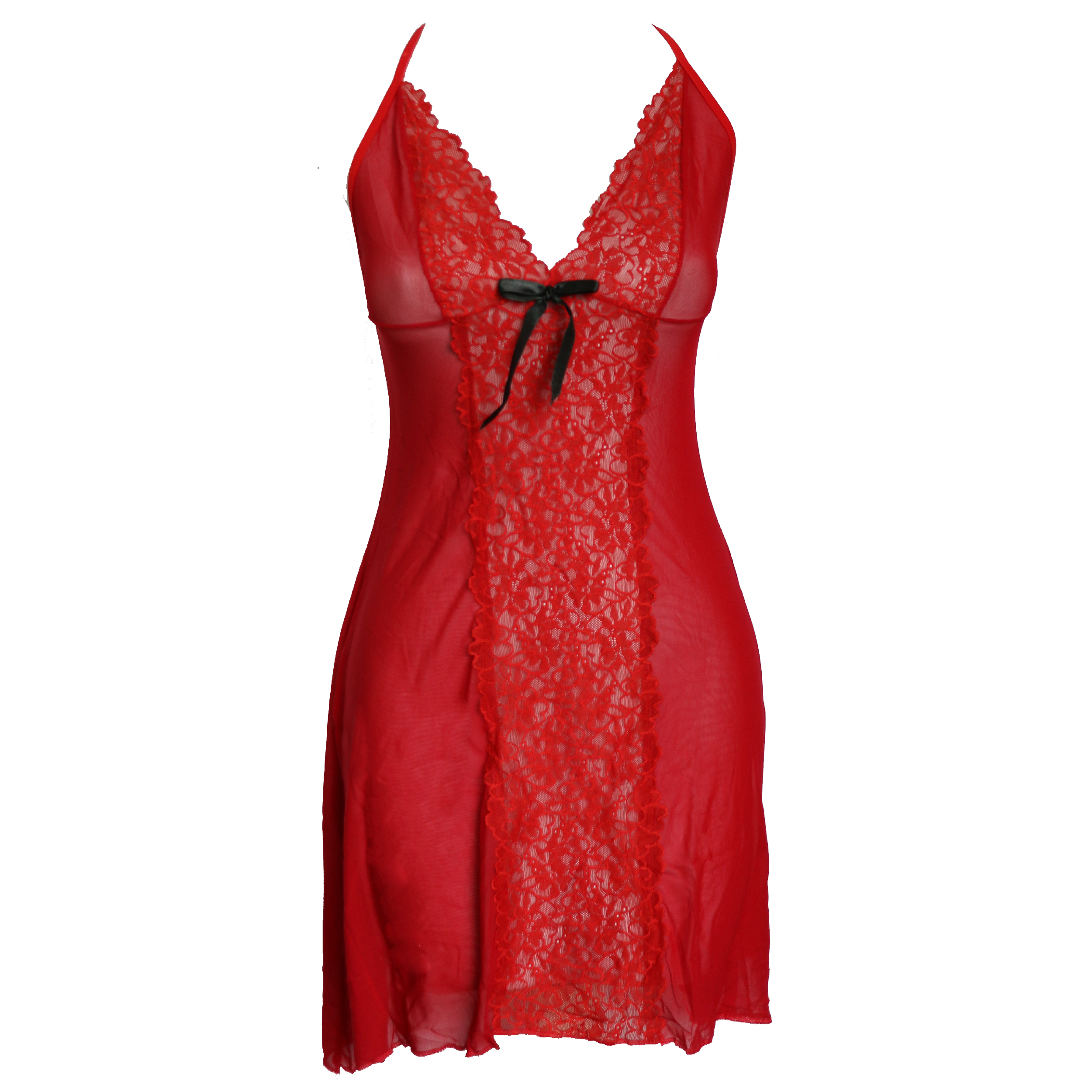 لباس خواب زنانه مدل 25101 رنگ قرمز