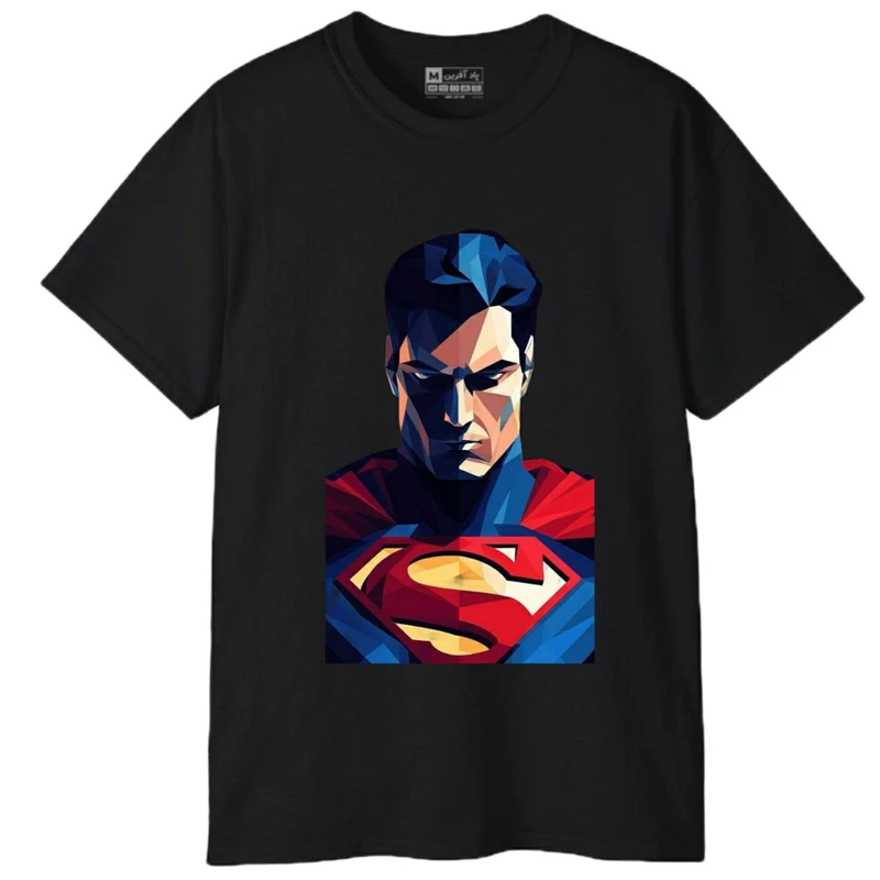 تی‌شرت آستین کوتاه مردانه پاد آفرین مدل بتمن کد 560