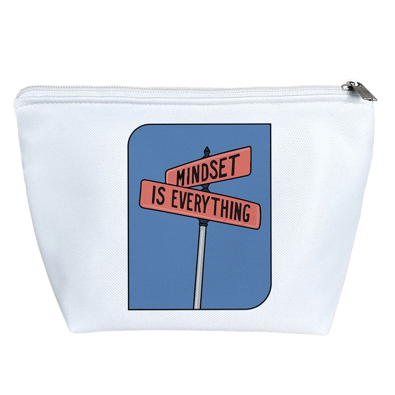 کیف لوازم آرایش دخترانه خندالو مدل ذهنیت همه چیز است کد 9350