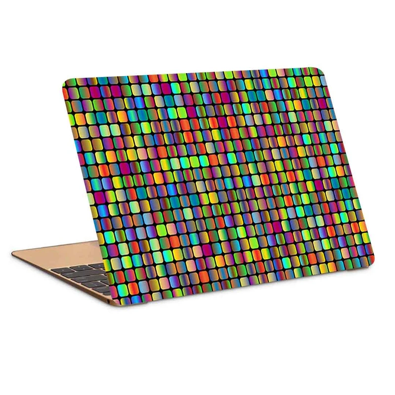 استیکر لپ تاپ طرح cubes colorful bright کد P-740 مناسب برای لپ تاپ 15.6 اینچی
