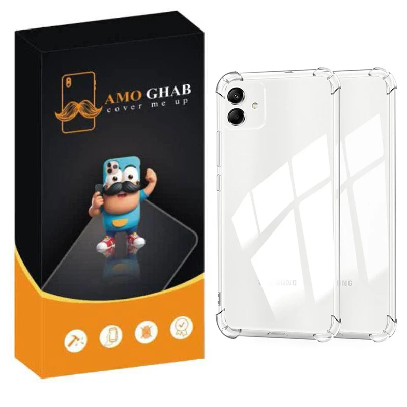 کاور عمو قاب مدل Crystal مناسب برای گوشی موبایل سامسونگ Galaxy A04