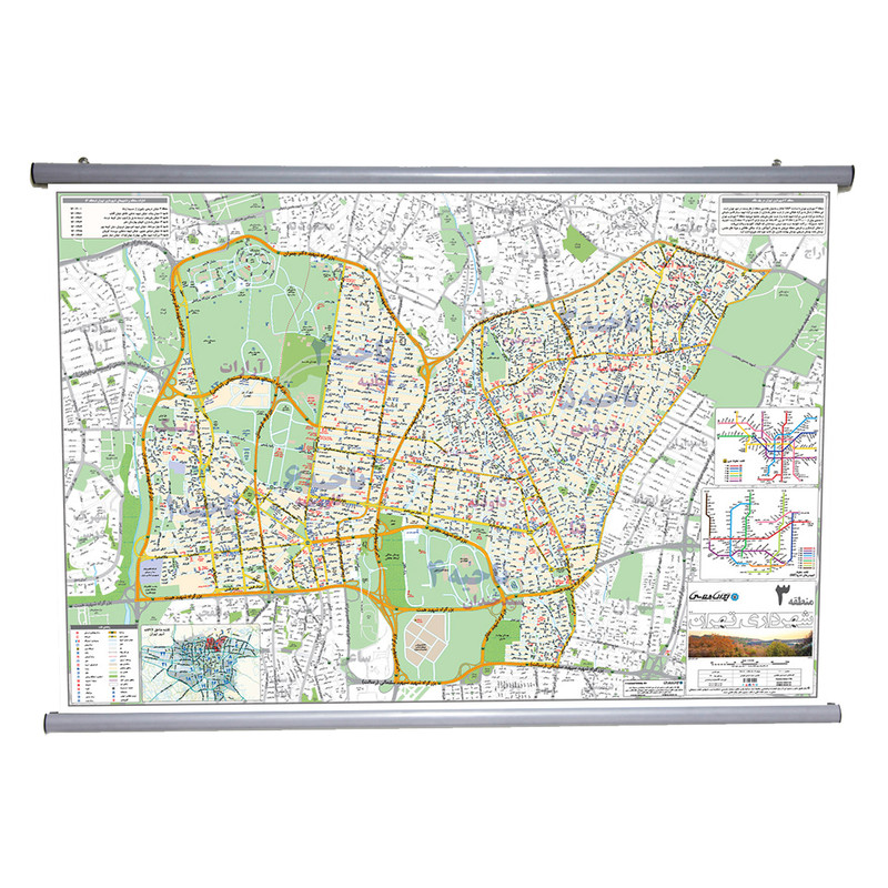 نقشه انتشارات ایرانشناسی مدل منطقه 3 شهرداری تهران کد 303 نقشه انتشارات ایرانشناسی مدل منطقه 3 شهرداری تهران کد 303