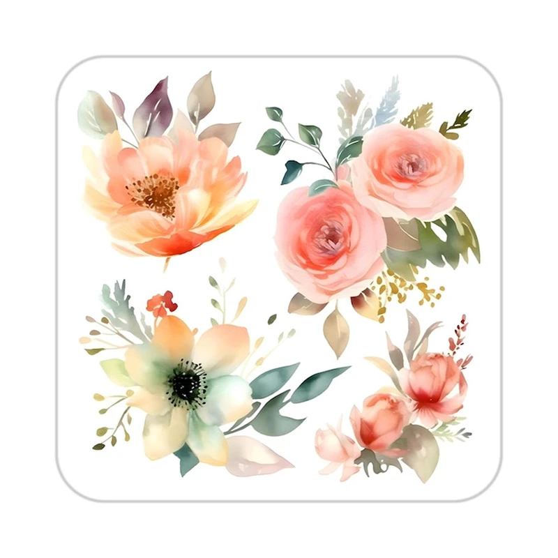 زیر لیوانی کاکتی طرح گل مدل mp18760