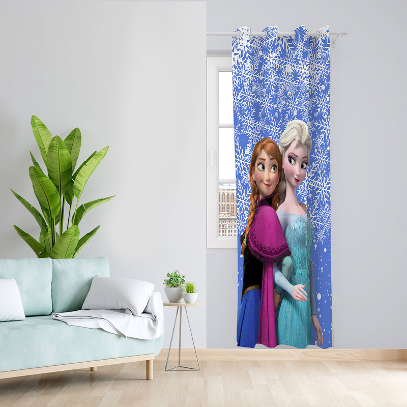  پرده مدل السا و انا مخمل پانچی کد 4465 سایز 140x200 سانتی متر