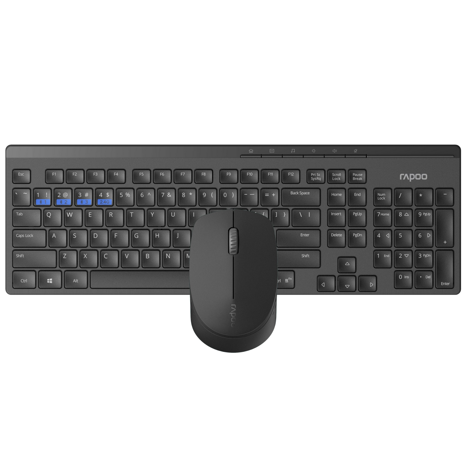 کیبورد و ماوس بی سیم رپو مدل 8100G