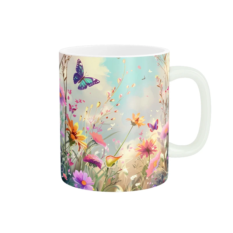 ماگ پاد آفرین طرح گل کد 578