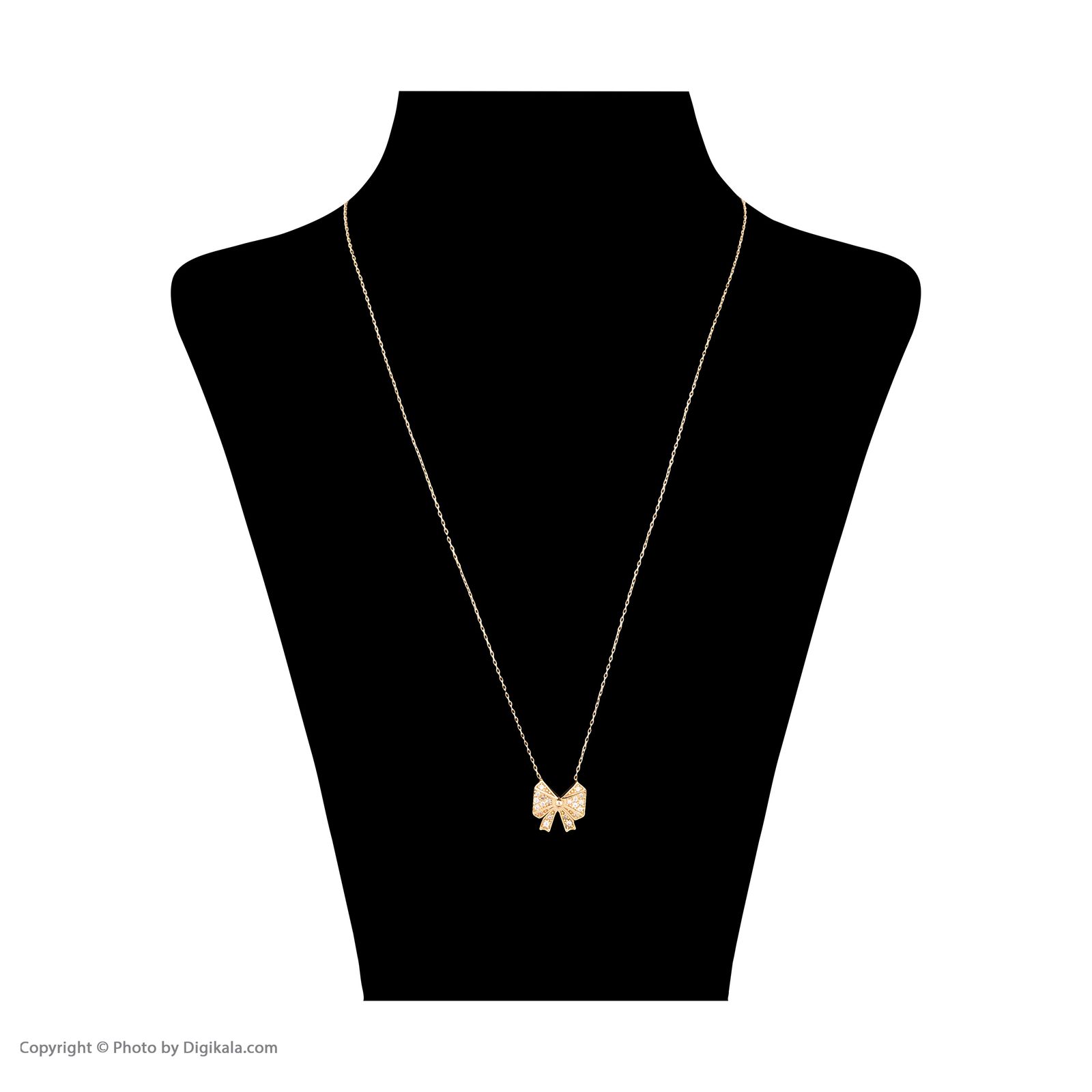 گردنبند طلا 18 عیار زنانه مدیسا مدل N7017 -  - 3
