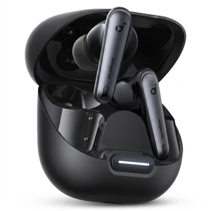 هدفون بلوتوثی انکر مدل soundcore liberty 4 nc با نویز کنسلینگ فعال (anc)، درگاه شارژ usb type-c، پشتیبانی از فرمان لمسی، مقاوم در برابر پاشش آب