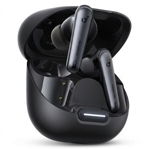 هدفون بلوتوثی انکر مدل Soundcore Liberty 4 NC با نویز کنسلینگ فعال (ANC)، درگاه شارژ USB Type-C، پشتیبانی از فرمان لمسی، مقاوم در برابر پاشش آب