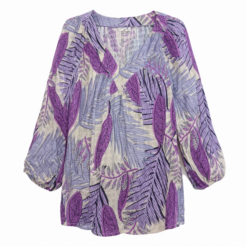 بلوز آستین بلند یقه هفت زنانه مدل 3866