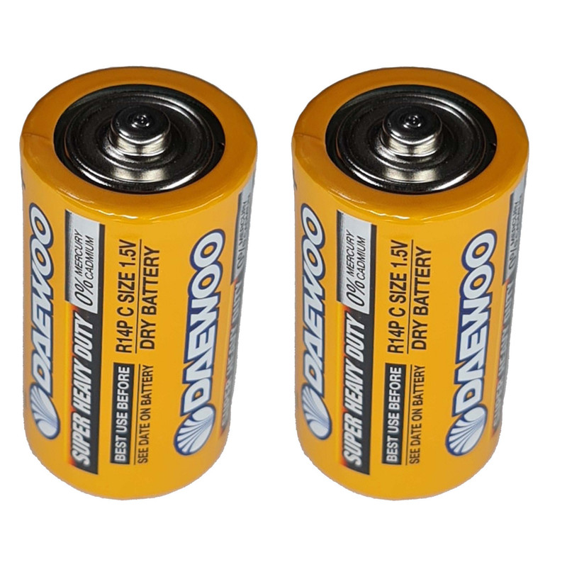باتری C دااوو مدل Super-Heavy-Duty بسته دو عددی
