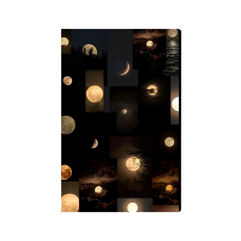 تابلو شاسی عرش مدل فانتزی طرح هنری ماه کد As4242