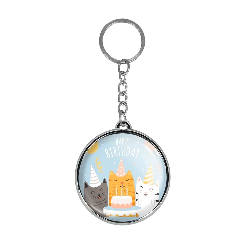 جاکلیدی خندالو طرح تولد مدل دوطرفه کد 2810228103