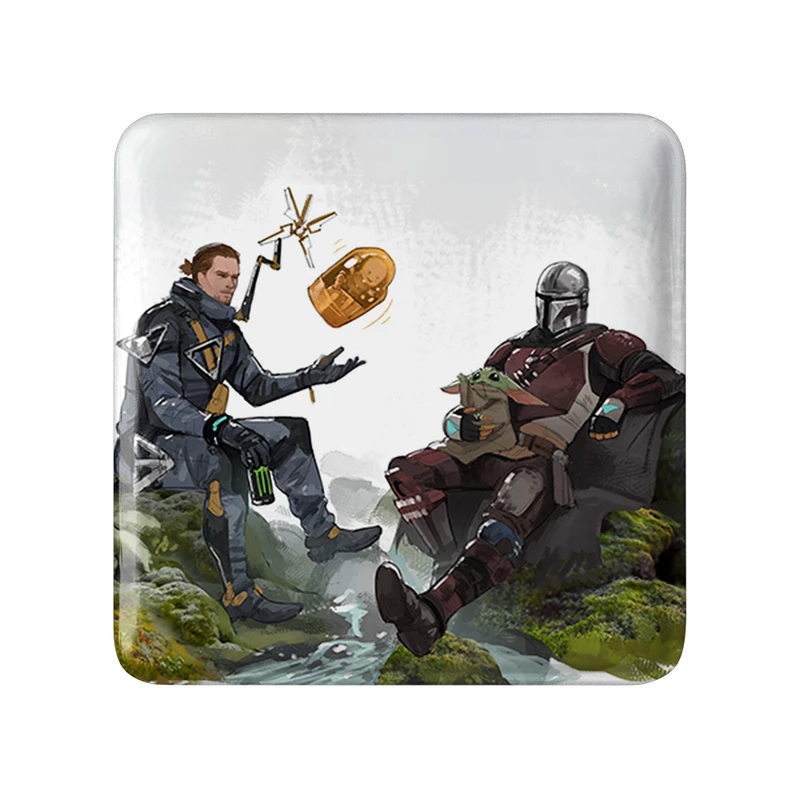 پیکسل خندالو طرح بازی دث استرندینگ (Death Stranding) مدل مربعی کد 35155