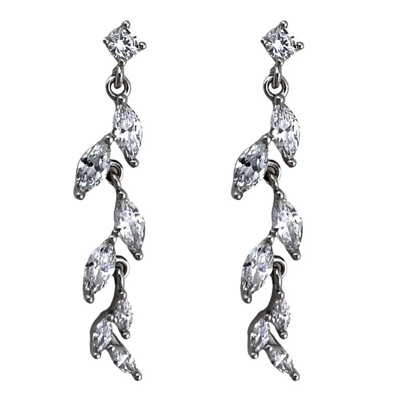 گوشواره زنانه ژوپینگ مدل گندمی کد E5081 گوشواره زنانه ژوپینگ مدل گندمی کد E5081