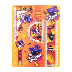 خط کش آوای تحریر مدل فضانورد طرح جادوگر مجموعه 5 عددی