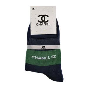 جوراب مدل نیم ساق رنگ سرمه ای