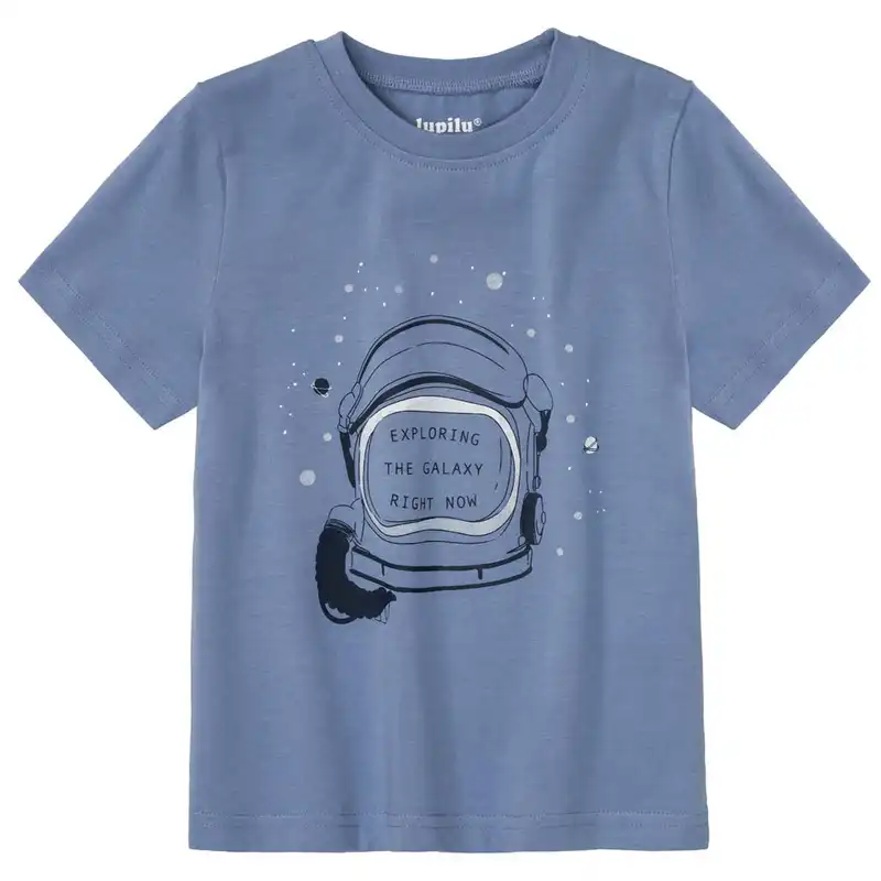 تی شرت آستین کوتاه پسرانه لوپیلو مدل آدم فضایی 2023