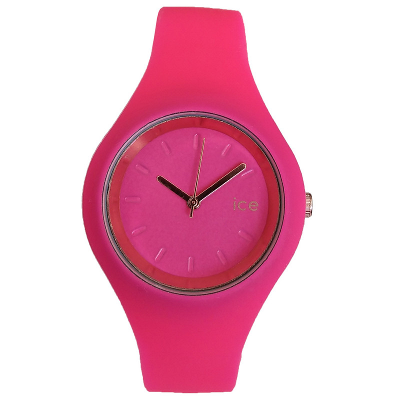 ساعت مچی عقربه ای دخترانه مدل بندسیلیکونی کد 57