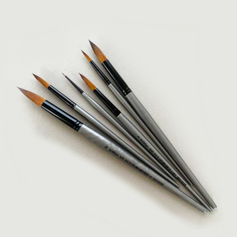 ست قلم موی سرگرد آرتمن ماکان مدل ۵۵۰ مجموعه ۷ عددی