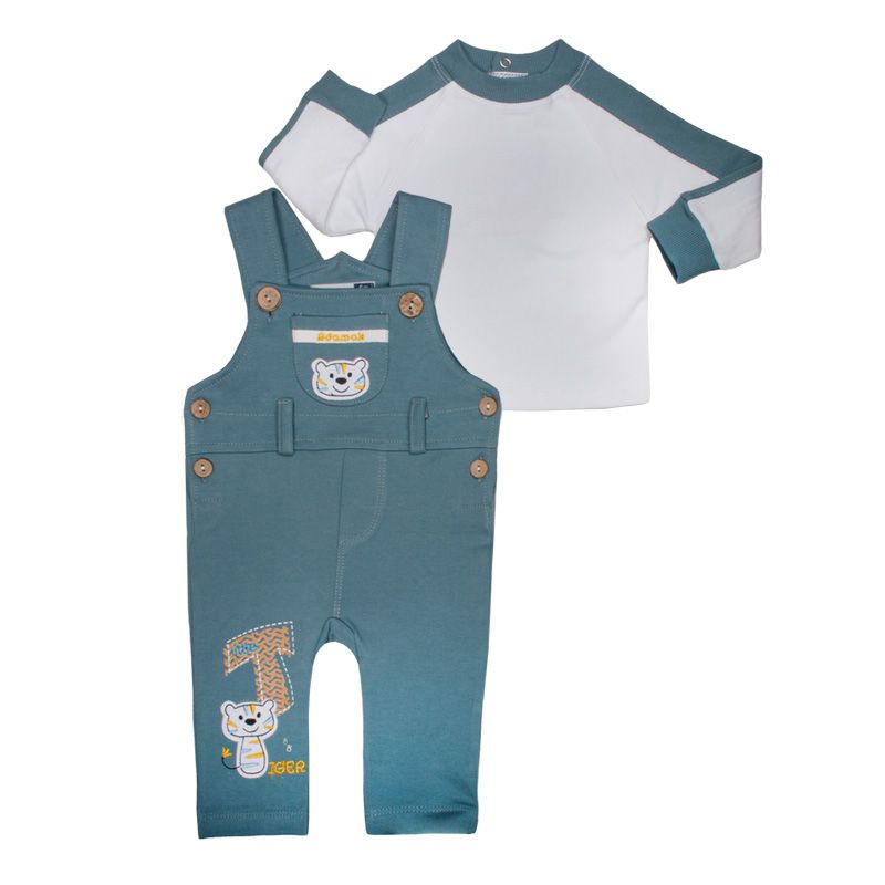 ست 3 تکه لباس نوزادی آدمک مدل ببری کد 310002 - - 8