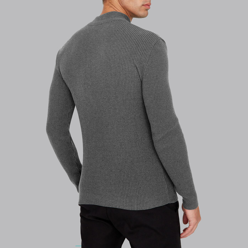 پلیور یقه گرد مردانه مدل 817854461 طرح ترندیول