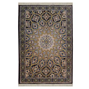 فرش دستبافت یک ونیم متری کد  1105780
