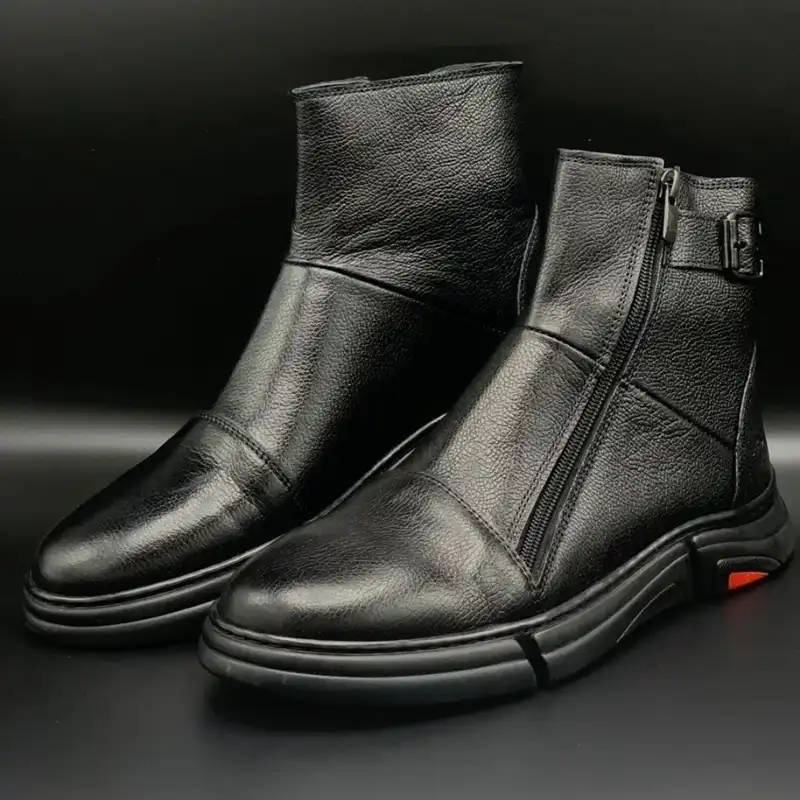 نیم بوت مردانه پاتن چرم آفتاب مدل S700