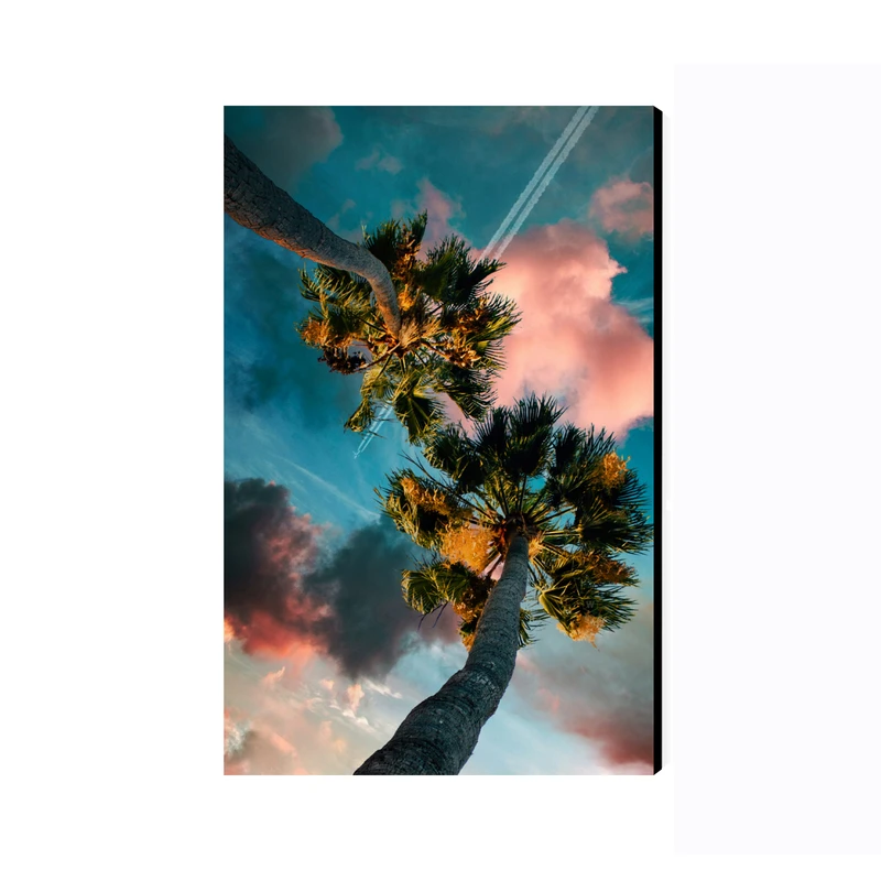 تابلو شاسی عرش مدل فانتزی منظره نخل کد As3271