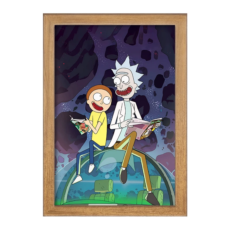 تابلو خندالو مدل ریک و مورتی (Rick and Morty) کد F4933
