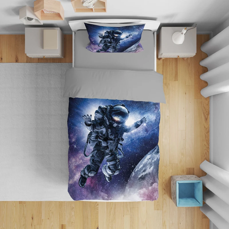 سرویس روتختی تک نفره 5 تکه نوپه هوم مدل  T6146 طرح فضانورد