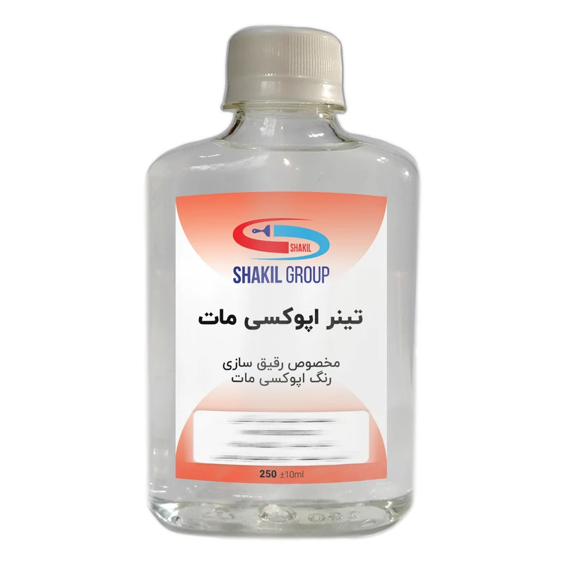 تینر اپوکسی مات شکیل مدل T-M حجم 250 میلی لیتر