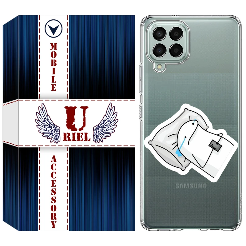 کاور یوریل مدل Clear کد 81 طرح غمگین مناسب برای گوشی موبایل سامسونگ Galaxy M33