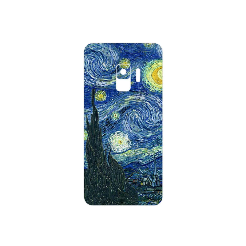 برچسب پوششی ماهوت مدل The Starry Night of van Gogh مناسب برای گوشی موبایل سامسونگ Galaxy S9
