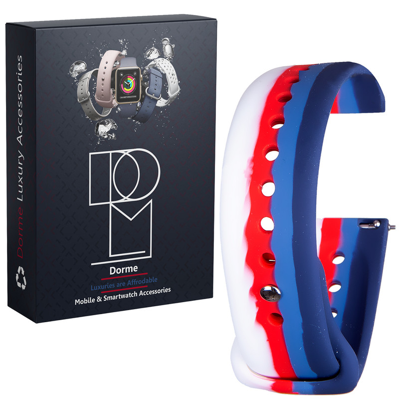بند درمه مدل Rainbow مناسب برای ساعت هوشمند سامسونگ Gear s3 / Watch 3 size 45mm/Galaxy watch 46mm / S3 frontier/ S3 Classic