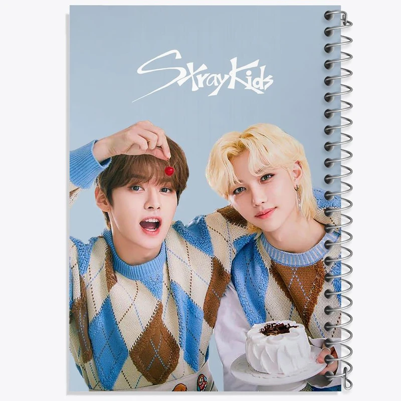 دفتر مشق 50 برگ خندالو مدل مینهو و فلیکس گروه استری کیدز Stary Kids کد 16890