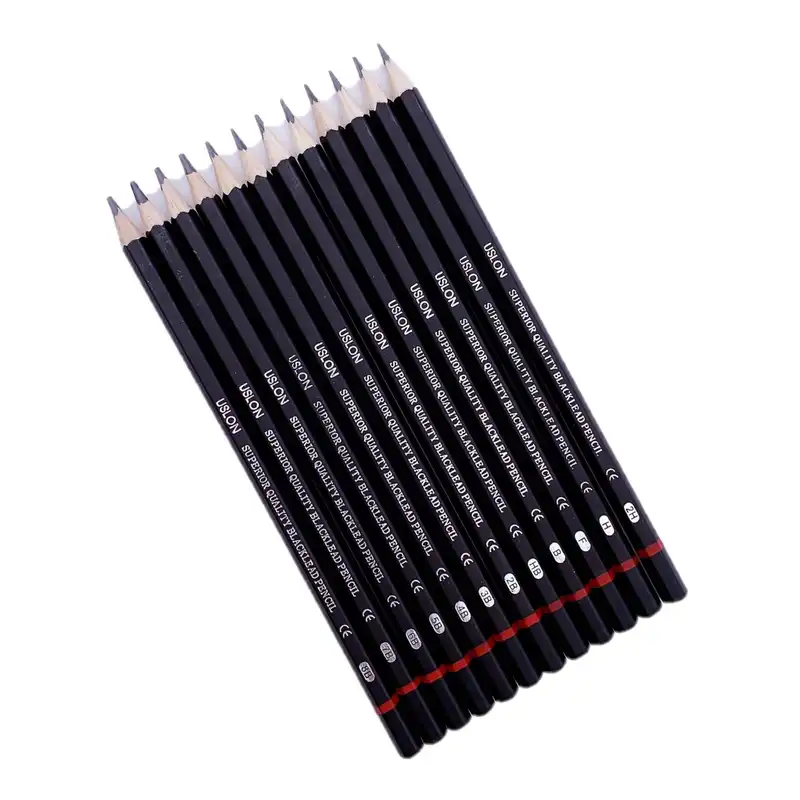 مداد طراحی گردد پنسل مدل USL967- مجموعه 12 عددی