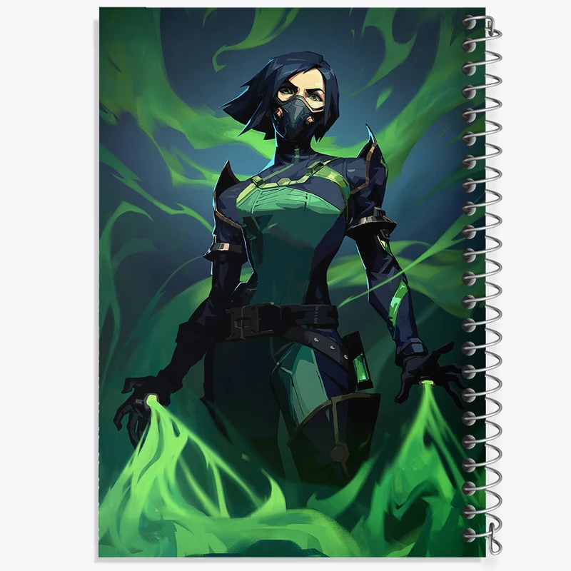 دفتر نت موسیقی 50 برگ خندالو مدل بازی ولورانت (Valorant) کد 33058